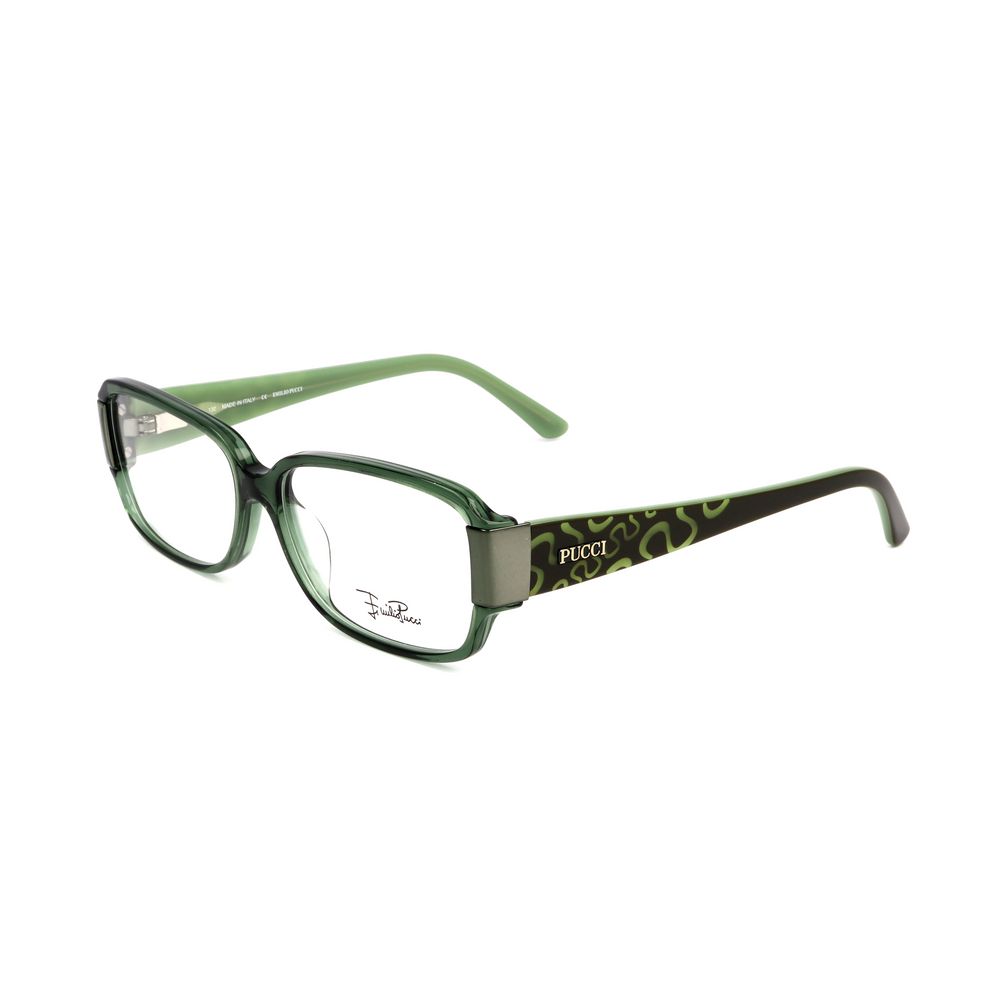 Emilio Pucci Olive Plastic Glasses (Frames)