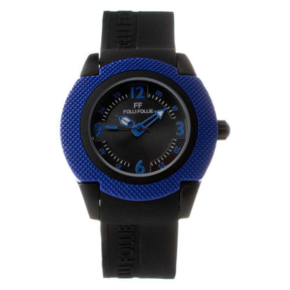 Folli Follie Black Synthetic Sport Watch