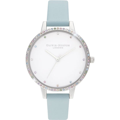 Olivia Burton Blue Artificial Leather Watch