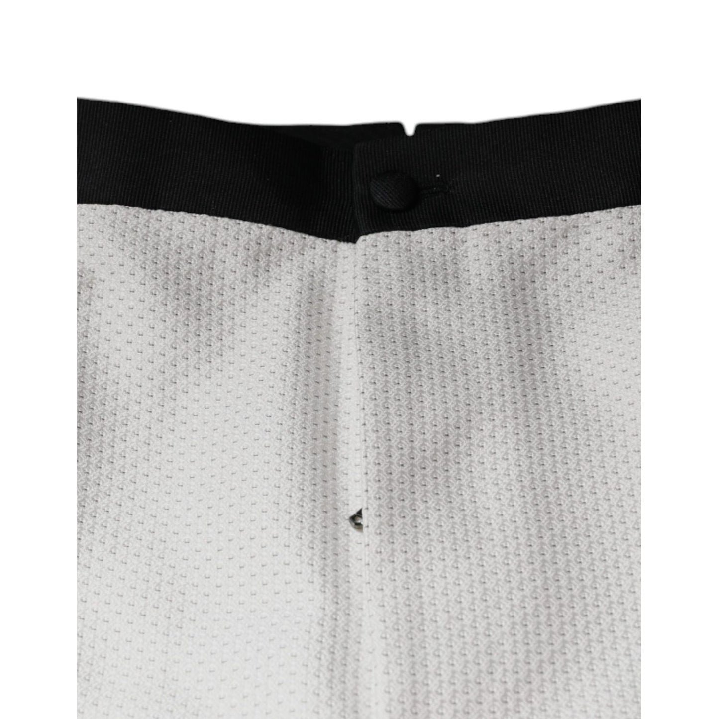 Dolce & Gabbana White Polyester Formal Dress Pants Dolce & Gabbana