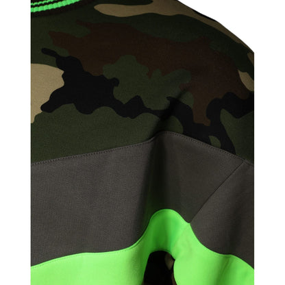 Dolce & Gabbana Multicolor Camouflage Sweatshirt Sweater Dolce & Gabbana