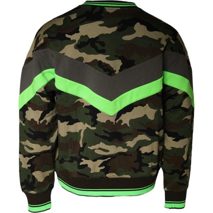 Dolce & Gabbana Multicolor Camouflage Sweatshirt Sweater Dolce & Gabbana