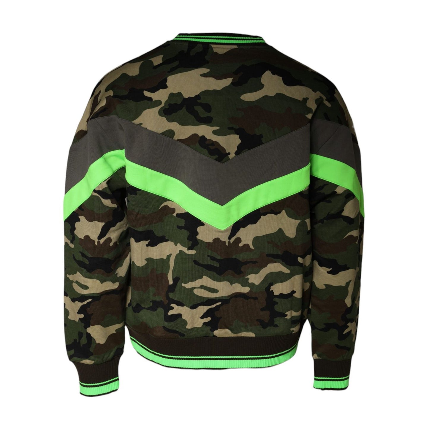 Dolce & Gabbana Multicolor Camouflage Sweatshirt Sweater Dolce & Gabbana