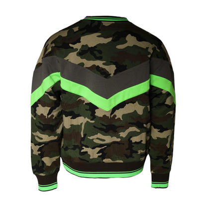 Dolce & Gabbana Multicolor Camouflage Sweatshirt Sweater Dolce & Gabbana
