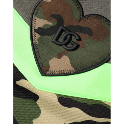 Dolce & Gabbana Multicolor Camouflage Sweatshirt Sweater Dolce & Gabbana