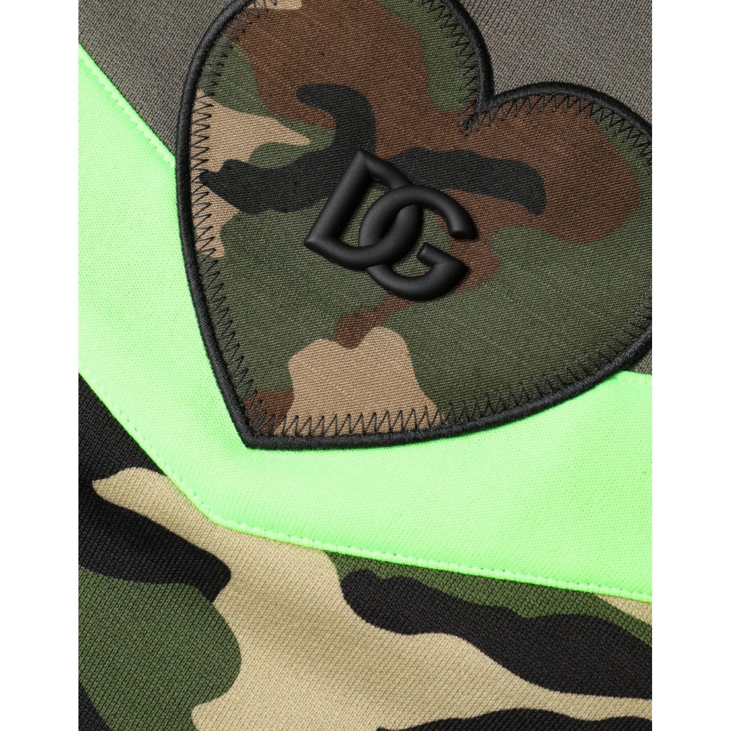 Dolce & Gabbana Multicolor Camouflage Sweatshirt Sweater Dolce & Gabbana