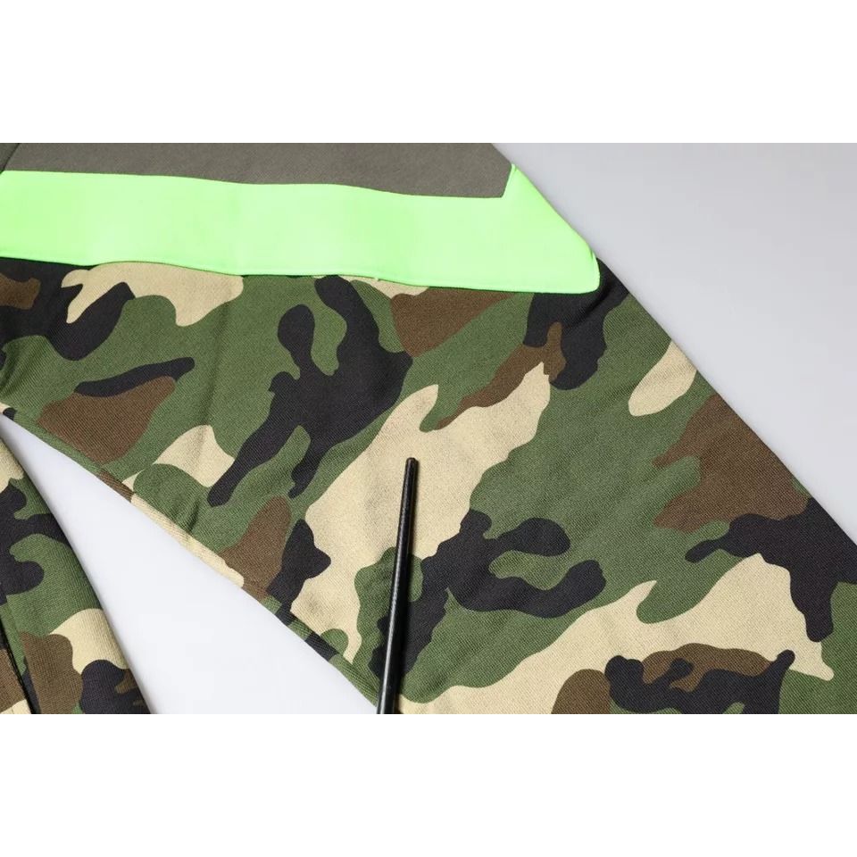 Dolce & Gabbana Multicolor Camouflage Sweatshirt Sweater Dolce & Gabbana