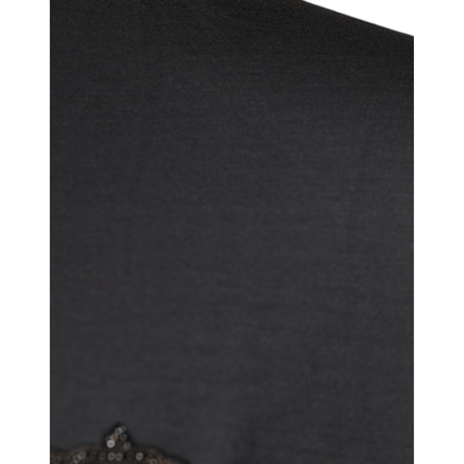 Dolce & Gabbana Gray Crown Bee Embroidery Pullover Sweater