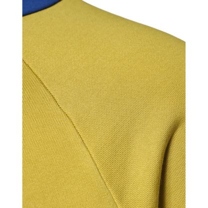 Dolce & Gabbana Multicolor Patchwork Men Sweatshirt Sweater Dolce & Gabbana