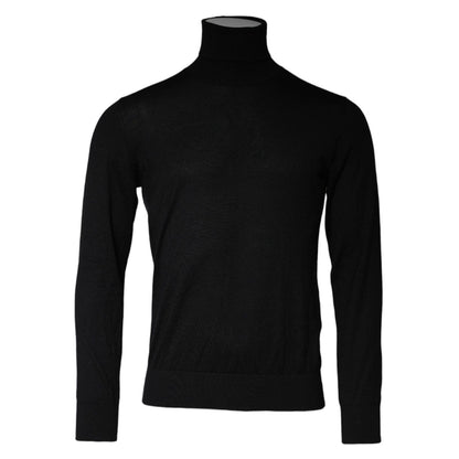 Dolce & Gabbana Black LongSleeve Turtleneck Pullover Sweater Dolce & Gabbana