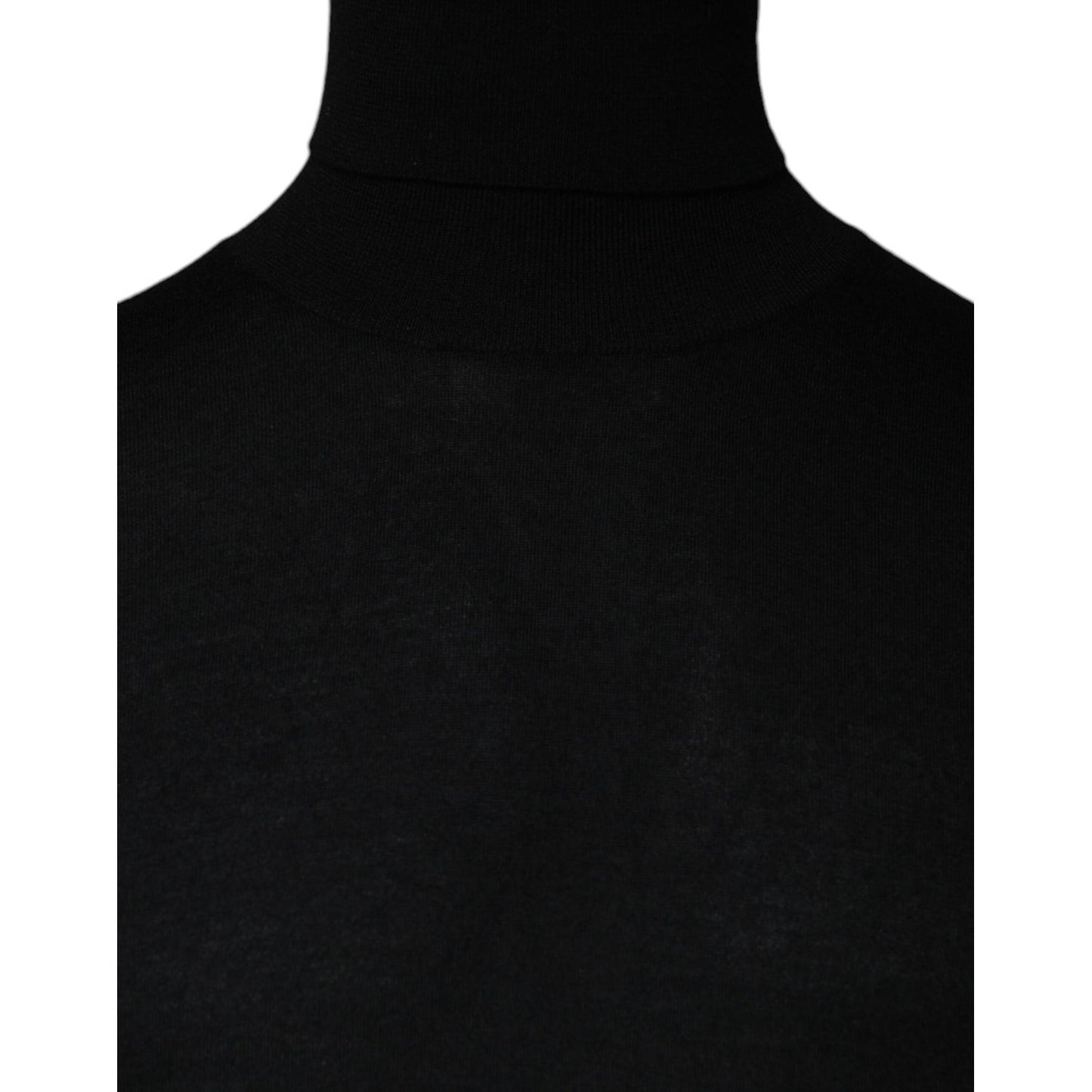Dolce & Gabbana Black LongSleeve Turtleneck Pullover Sweater Dolce & Gabbana