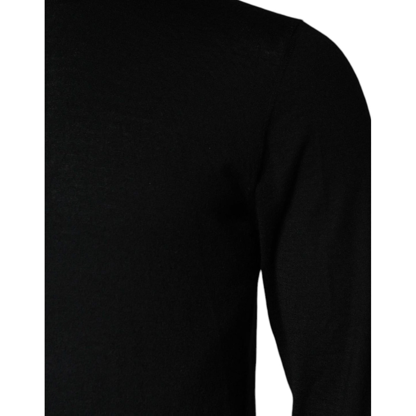 Dolce & Gabbana Black LongSleeve Turtleneck Pullover Sweater Dolce & Gabbana