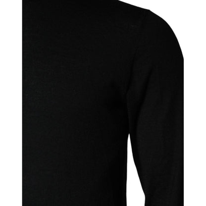 Dolce & Gabbana Black LongSleeve Turtleneck Pullover Sweater Dolce & Gabbana