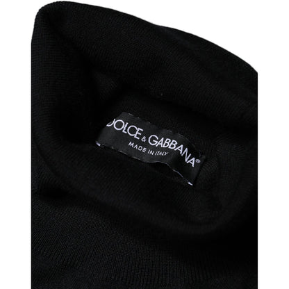 Dolce & Gabbana Black LongSleeve Turtleneck Pullover Sweater Dolce & Gabbana