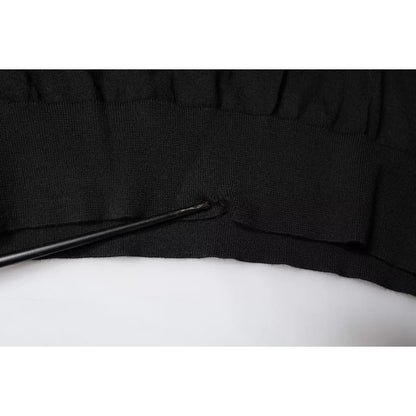 Dolce & Gabbana Black Long Sleeve Turtleneck Men Pullover Sweater Dolce & Gabbana