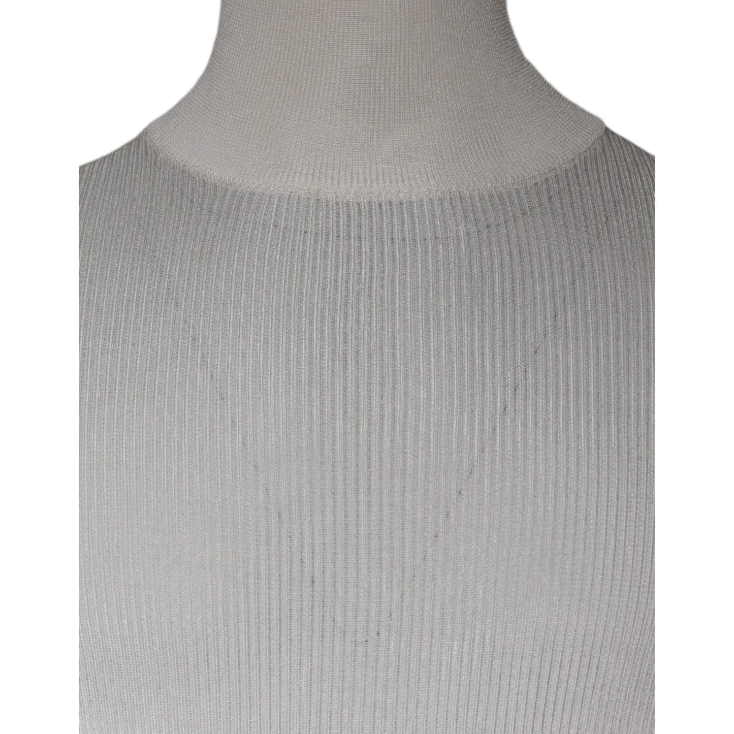 Dolce & Gabbana White Long Sleeve Turtleneck Men Pullover Sweater Dolce & Gabbana