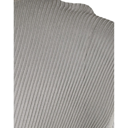 Dolce & Gabbana White Long Sleeve Turtleneck Men Pullover Sweater Dolce & Gabbana