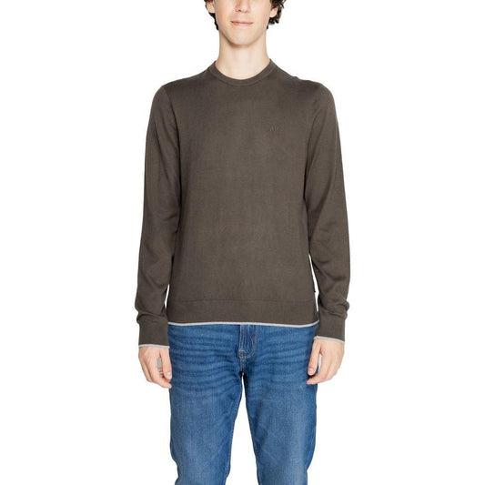 Armani Exchange Green Cotton Sportswear AR-7252300149-IT44 | S