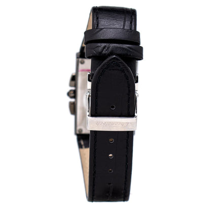 Chronotech Black Leather Dress Watch Chronotech