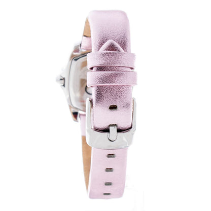 Chronotech Multicolor Leather Dress Watch