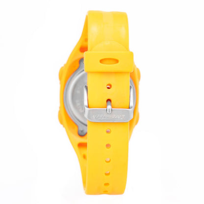 Chronotech Orange Rubber Digital Watch