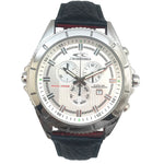 Chronotech Black Leather Watch CHCT7636L02AC