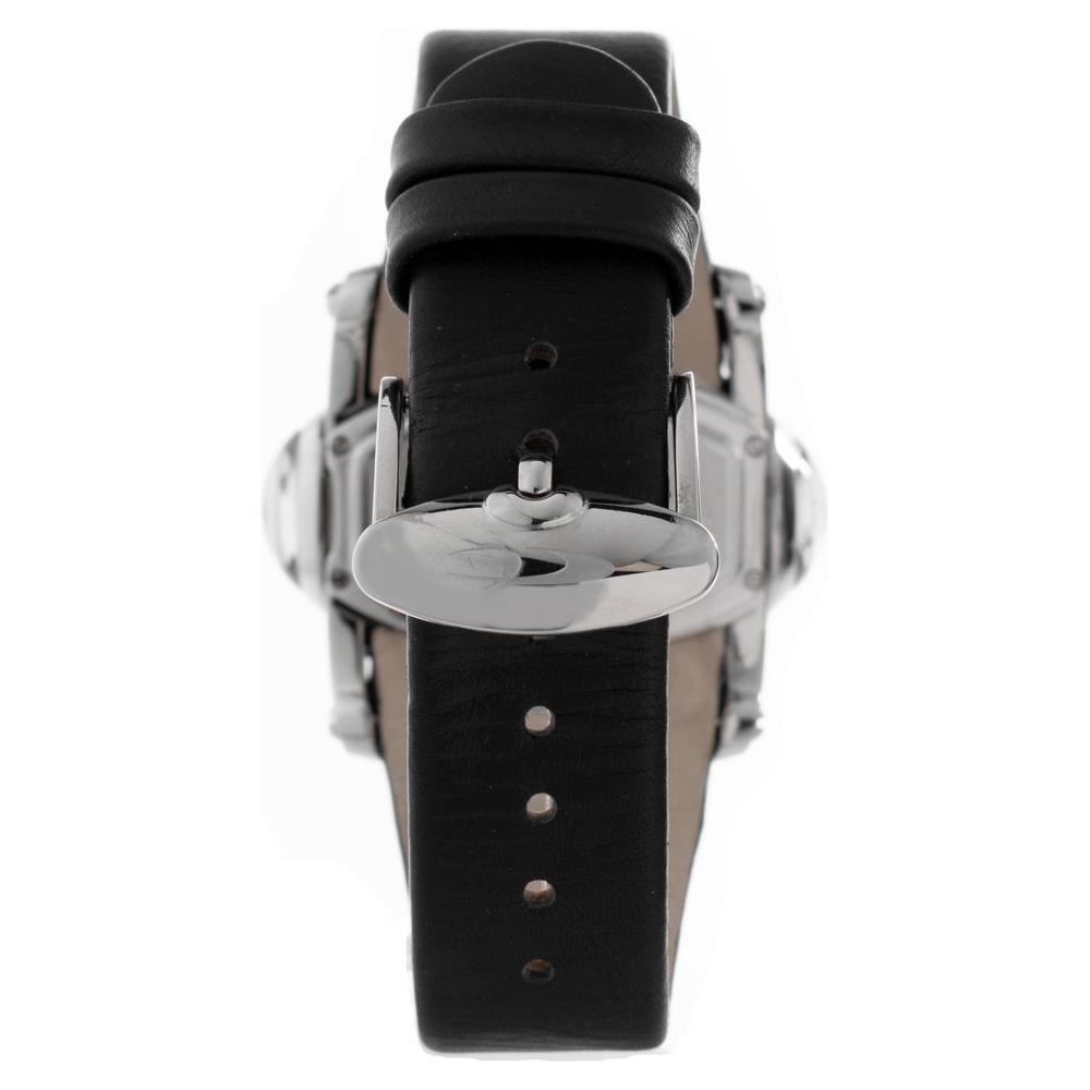 Chronotech Black Leather Dress Watch