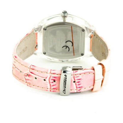 Chronotech Multicolor Leather Dress Watch