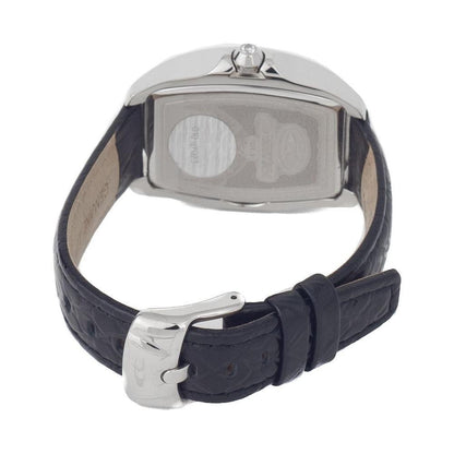 Chronotech Black Leather Watch