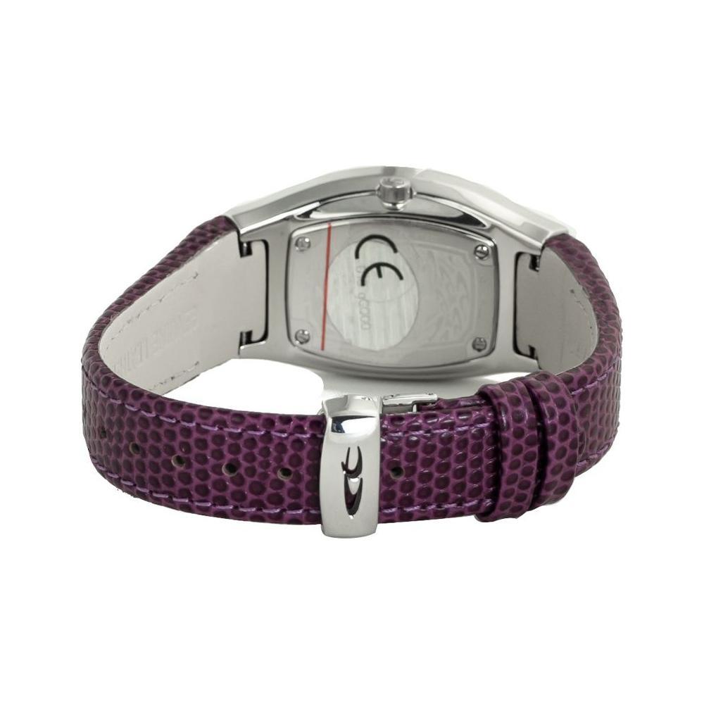 Chronotech Purple Leather Watch CHCT7932AL89AC