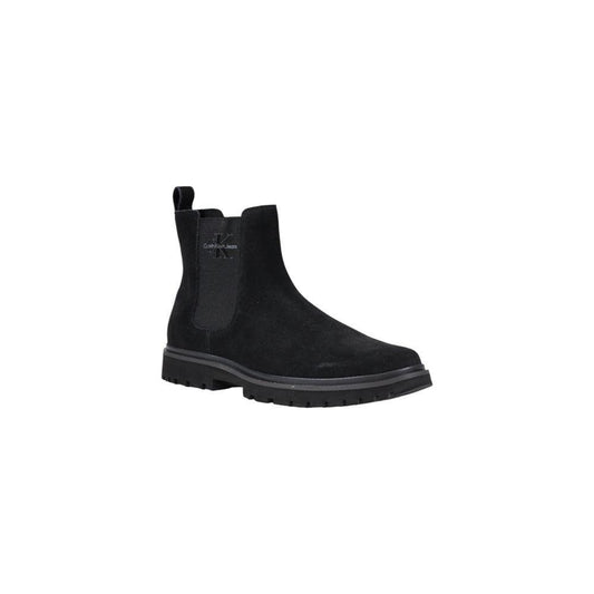 Calvin Klein Jeans Black Suede Leather Boot CA-14578300009-EU40/US7