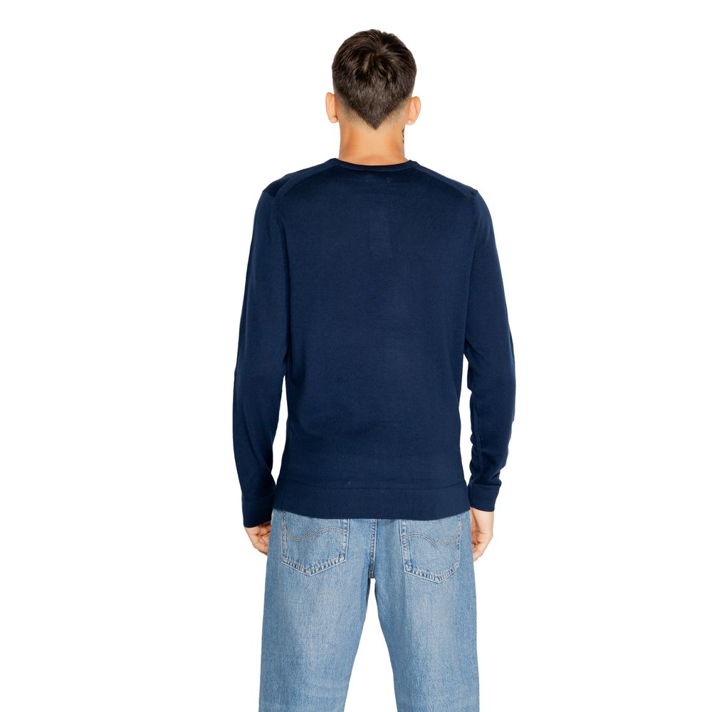 Calvin Klein Blue Recycled Wool Sweatshirt Calvin Klein