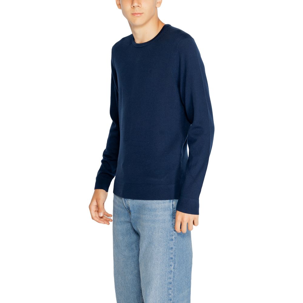 Calvin Klein Blue Recycled Wool Sweatshirt Calvin Klein