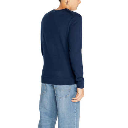 Calvin Klein Blue Recycled Wool Sweatshirt Calvin Klein