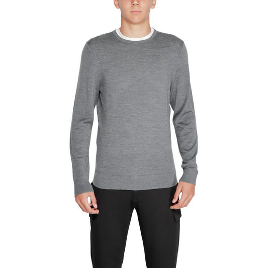 Calvin Klein Gray Recycled Wool Sportswear CA-14587100138-IT44 | S