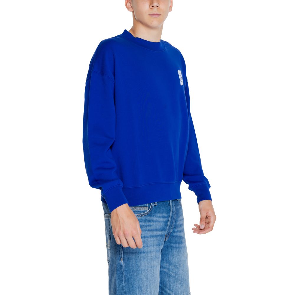 Replay Blue Cotton Sweatshirt