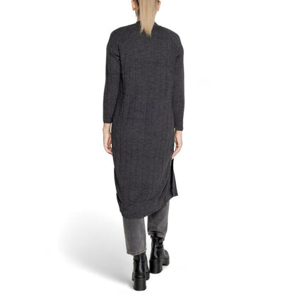 Only Gray Marabou Cardigan