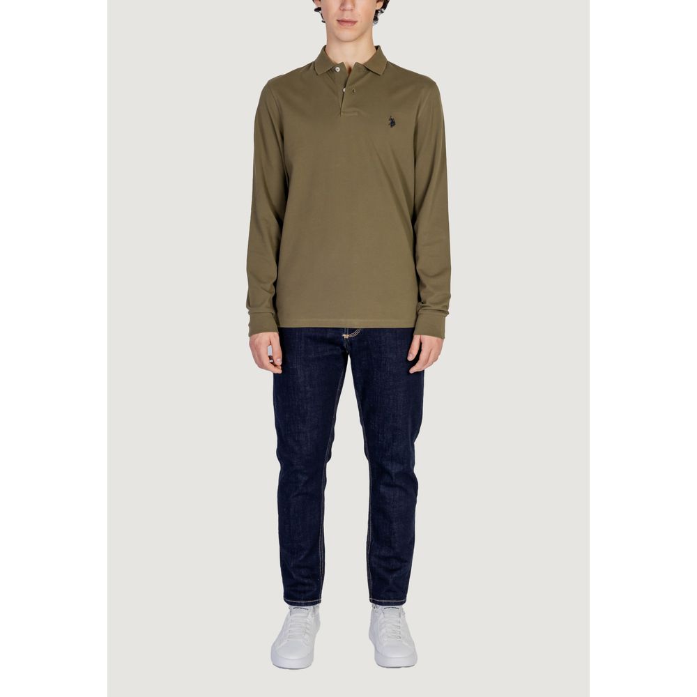 U.S. POLO ASSN. Green Cotton Long Sleeve T-Shirt