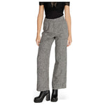 Vila Clothes Black Recycled Polyester Pant VI-15322900009-IT36|XXS