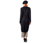 Vila Clothes Black Viscose Cardigan VI-2809200009-IT42|M