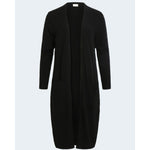 Vila Clothes Black Viscose Cardigan VI-2809200009-IT42|M