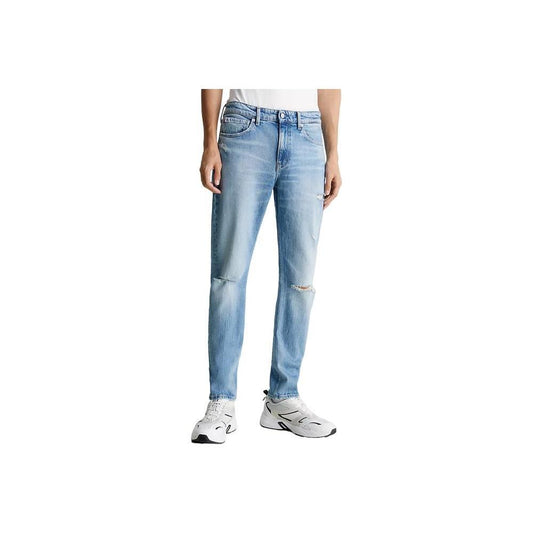 Calvin Klein Jeans Blue Organic Cotton Slim Fit Jean CA-13189800176-W32 | L32