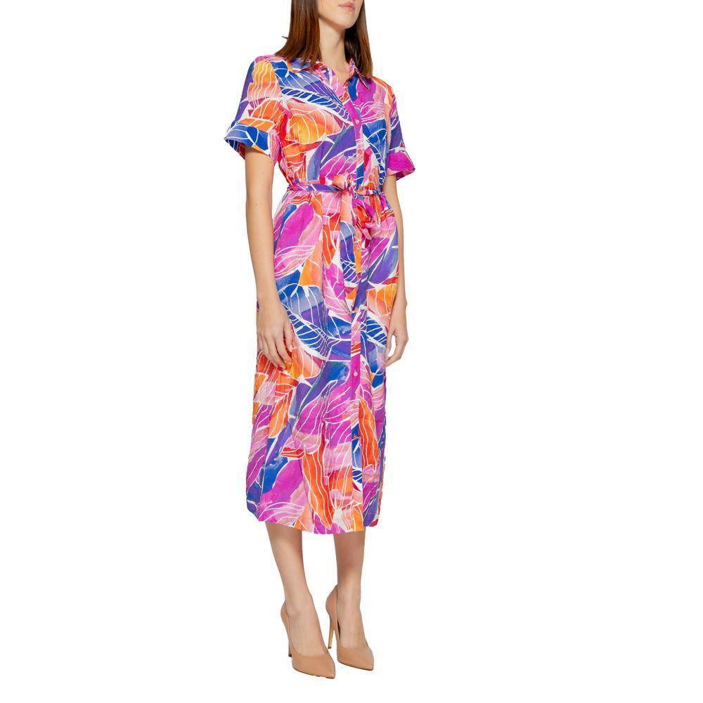 Vila Clothes Multicolor Viscose Long