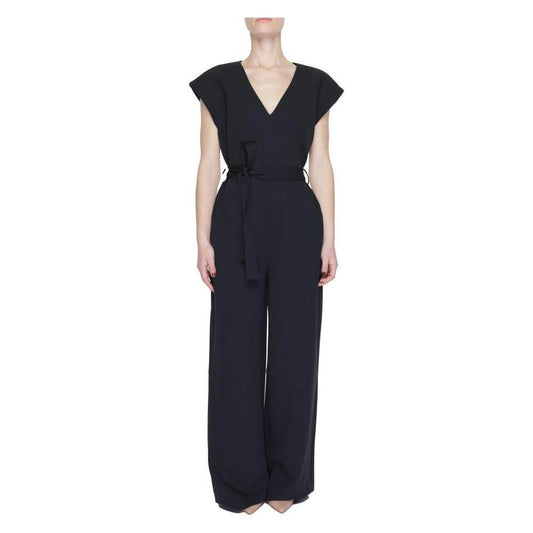 Vila Clothes Black Polyester Jumpsuit VI-13396800009-IT38|XS