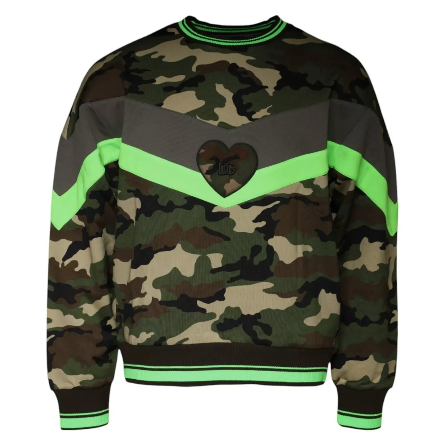 Dolce & Gabbana Multicolor Camouflage Sweatshirt Sweater Dolce & Gabbana