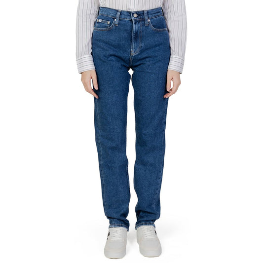 Calvin Klein Jeans Blue Cotton Slim Fit Jean CA-12921000176-W32 | L32
