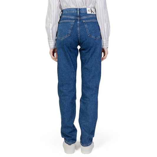 Calvin Klein Jeans Blue Cotton Slim Fit Jean CA-12921000176-W32 | L32