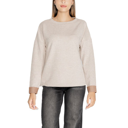 Street One Beige Viscose Sweatshirt
