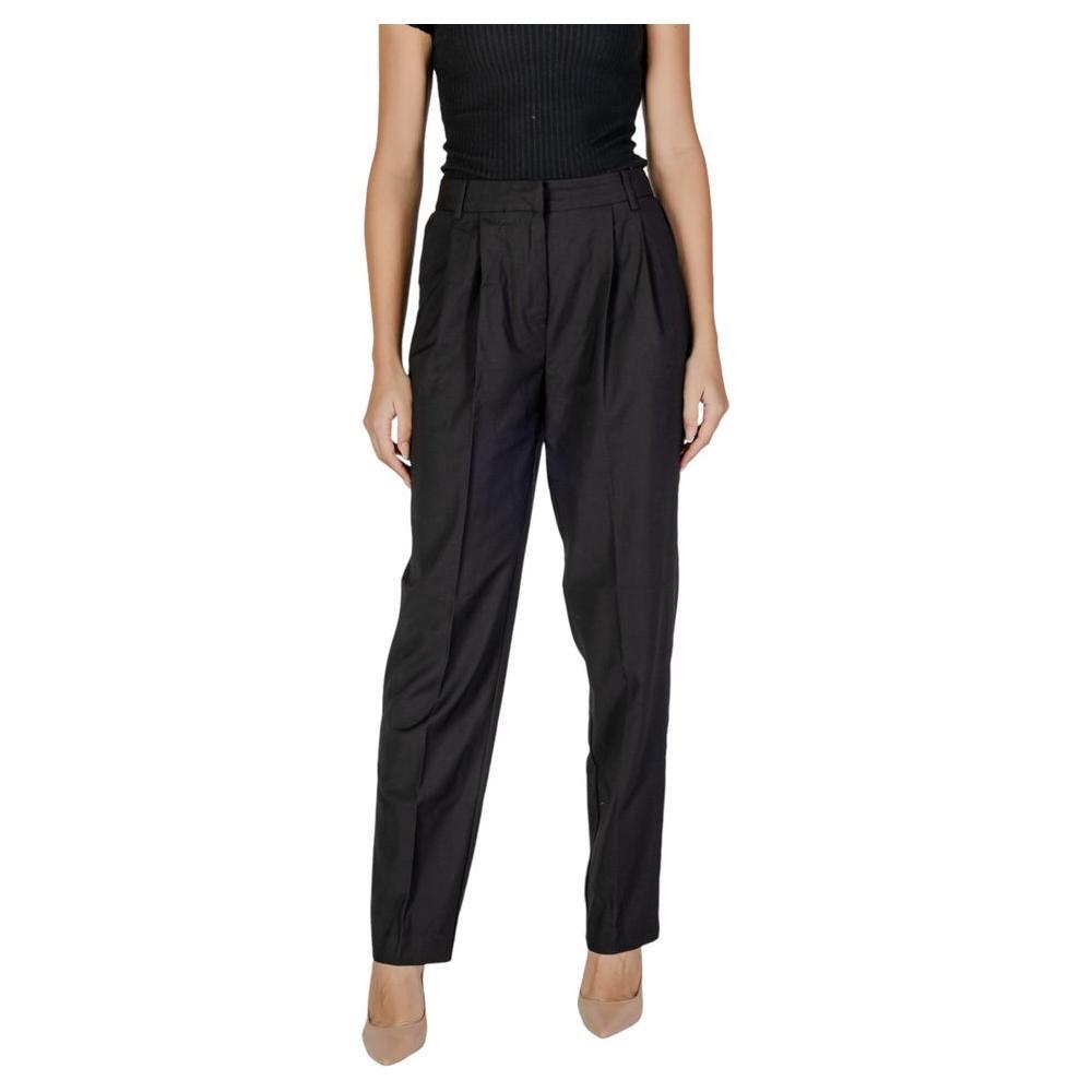 Vila Clothes Black Polyester Pant VI-15733000009-34 | XXS
