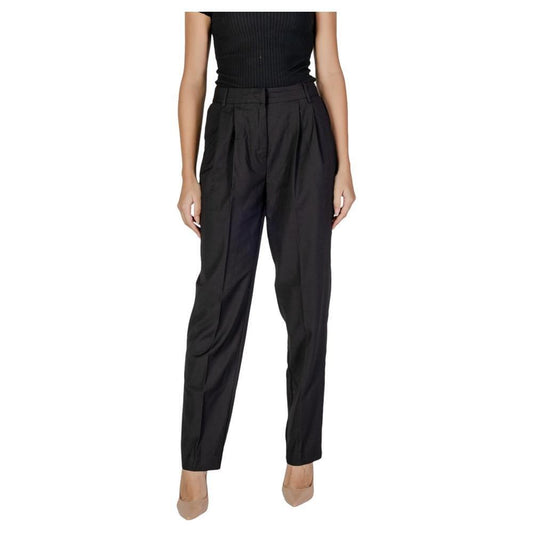 Vila Clothes Black Polyester Pant VI-15733000009-34 | XXS